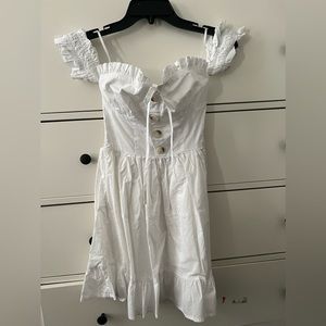 Cmcoving and pink lily collab. White dress